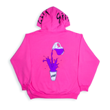 "Sick of Being Sick" Hoodie (Hot Pink)
