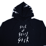 "Sick of Being Sick" Hoodie (Black)