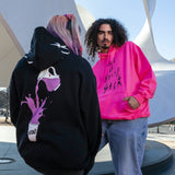 "Sick of Being Sick" Hoodie (Hot Pink)