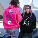 "Sick of Being Sick" Hoodie (Hot Pink)