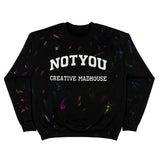 Cuello redondo "Creative MadHouse" (carbón)