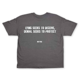 "Denial" Tee (Charcoal)