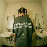 "Denial" Tee (Charcoal)