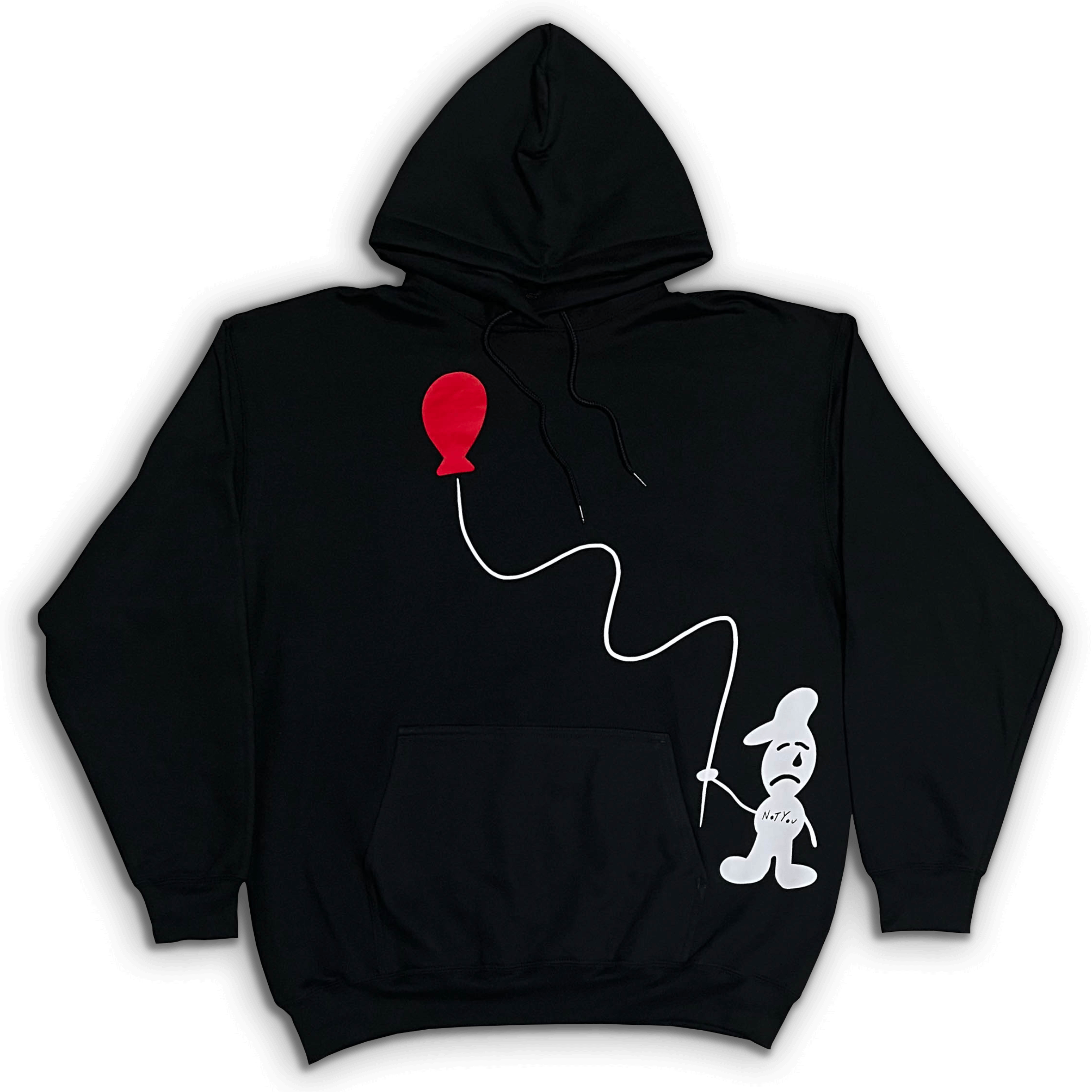 "Float Away" Black Hoodie