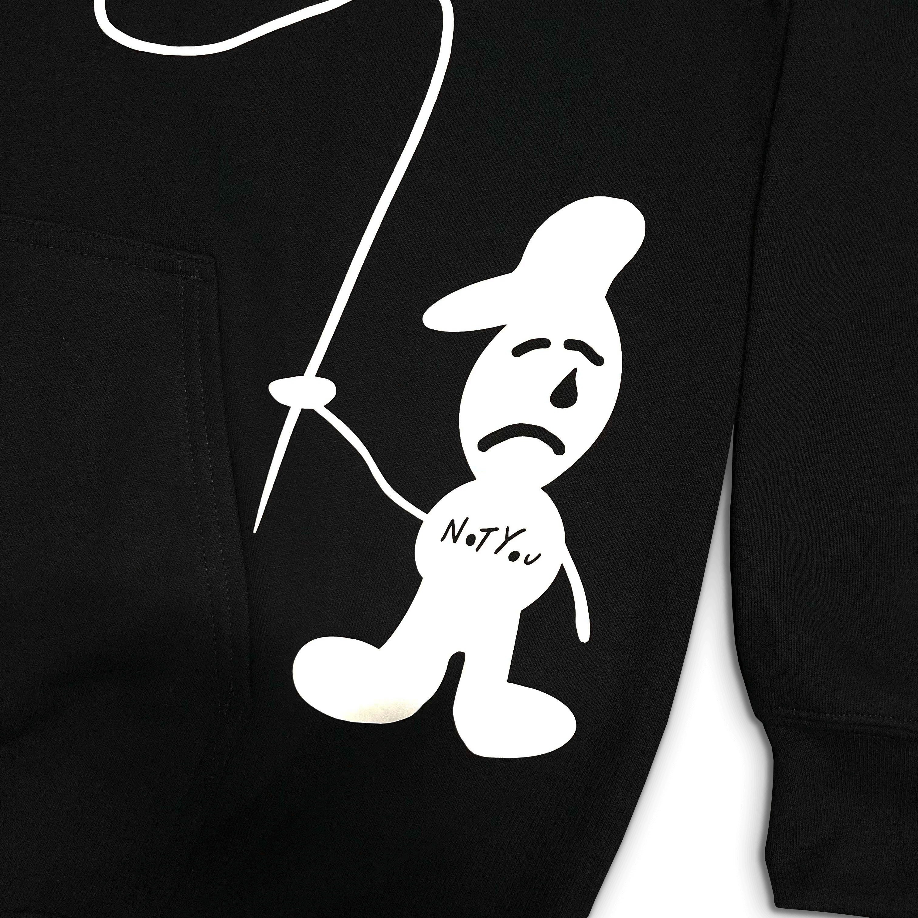 "Float Away" Black Hoodie