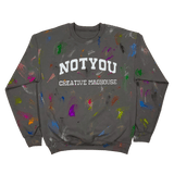 "Creative MadHouse" Charcoal Sweater Crewneck