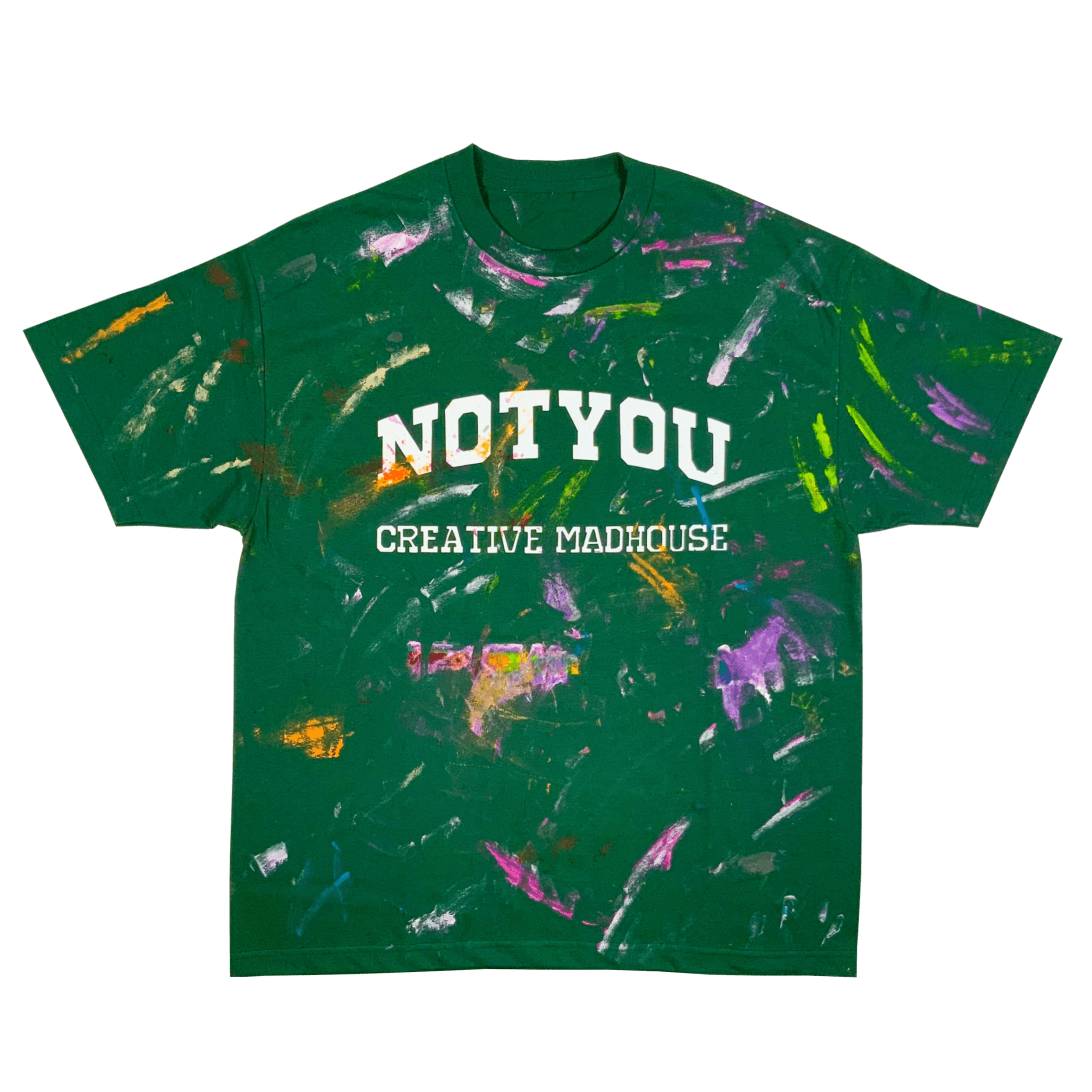 "Creative MadHouse" Green T-Shirt