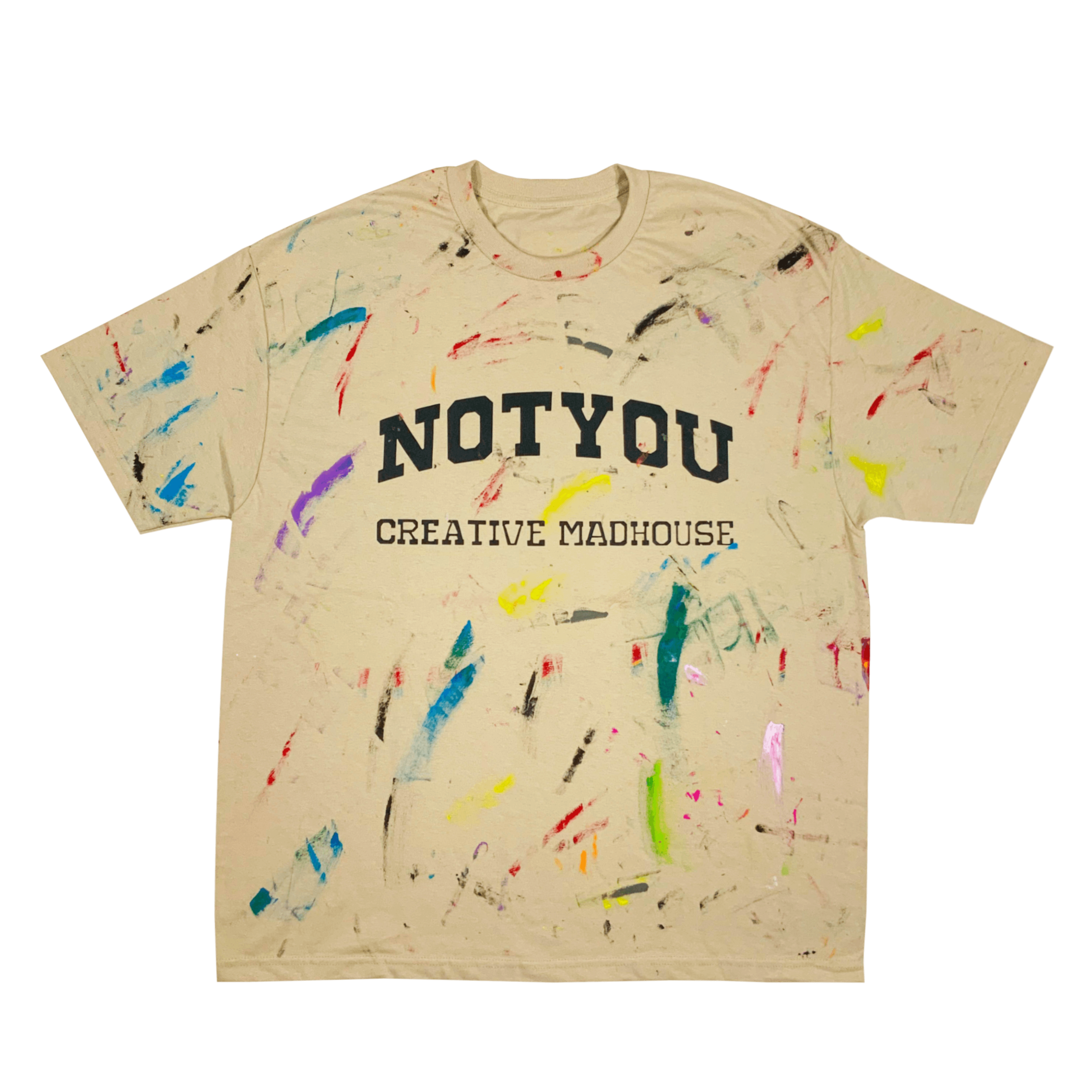 "Creative MadHouse" Sand Yellow T-Shirt