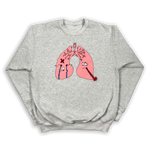 "Anxiety" Silver Crewneck Sweater
