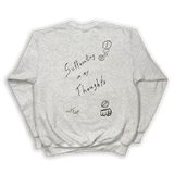 "Anxiety" Silver Crewneck Sweater