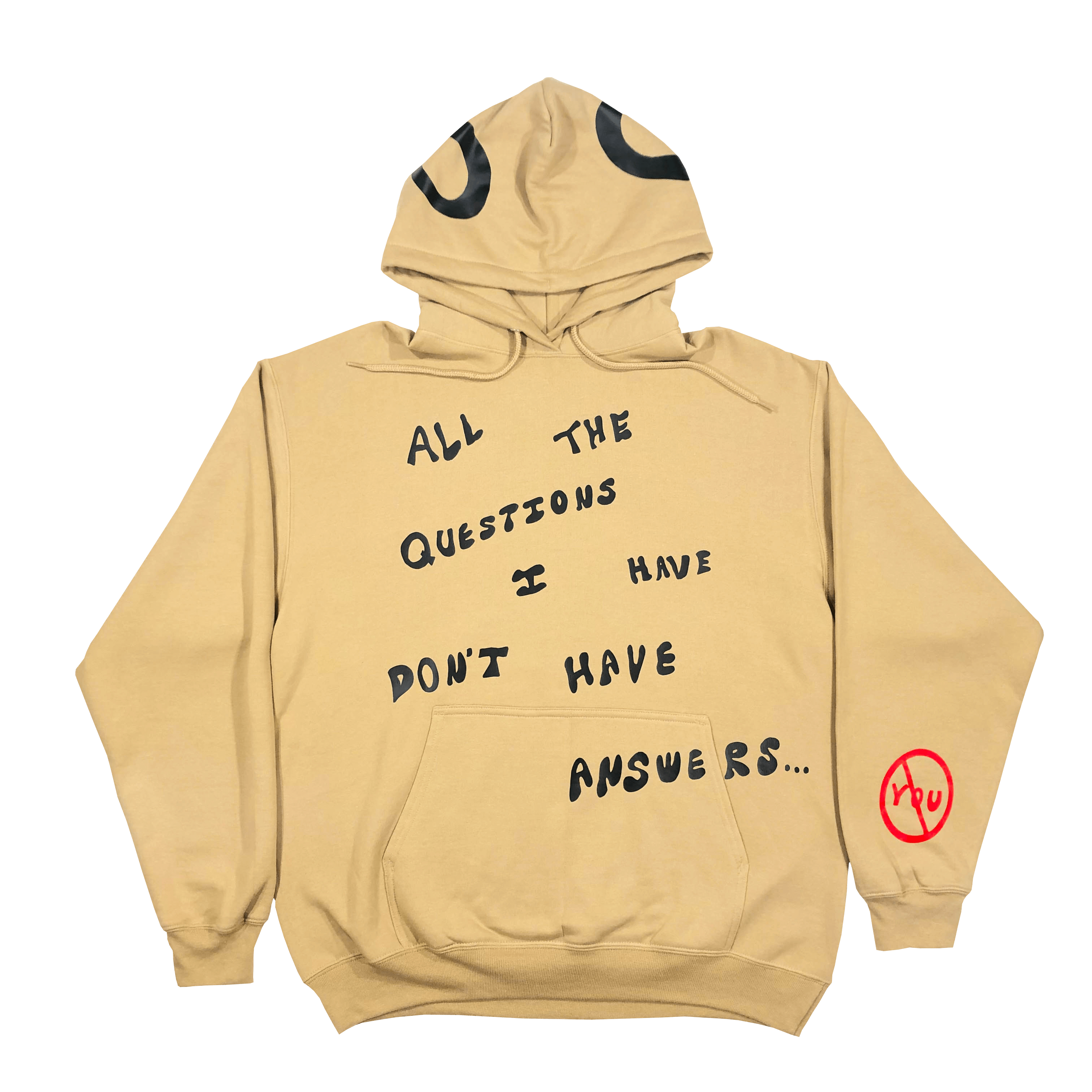 "Trick Question" Yellow Hoodie