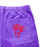 "Paranoia" Corduroy Shorts (Purple)