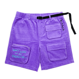 "Paranoia" Corduroy Shorts (Purple)