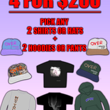 4 FOR $200 MIX AND MATCH