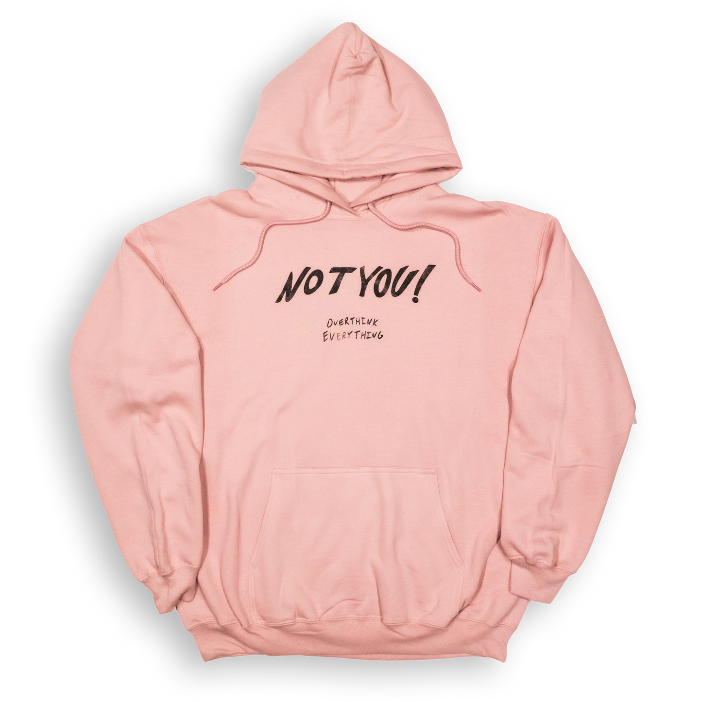 "Overthink Everything" Hoodie (Pale Pink)