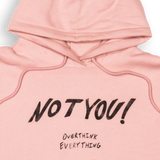 "Overthink Everything" Hoodie (Pale Pink)