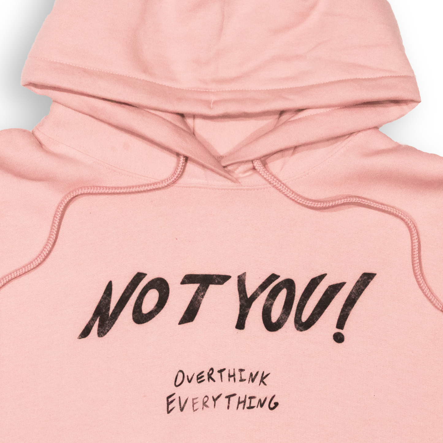 "Overthink Everything" Hoodie (Pale Pink)