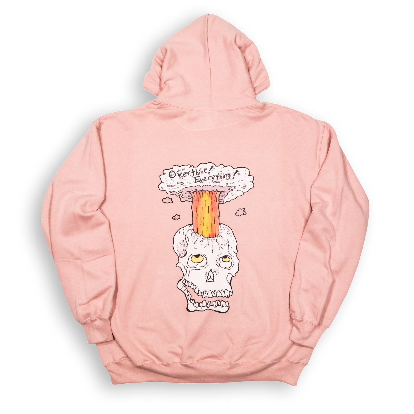 "Overthink Everything" Hoodie (Pale Pink)