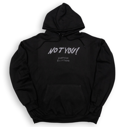 "Overthink Everything" Hoodie (Black)