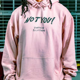 "Overthink Everything" Hoodie (Pale Pink)