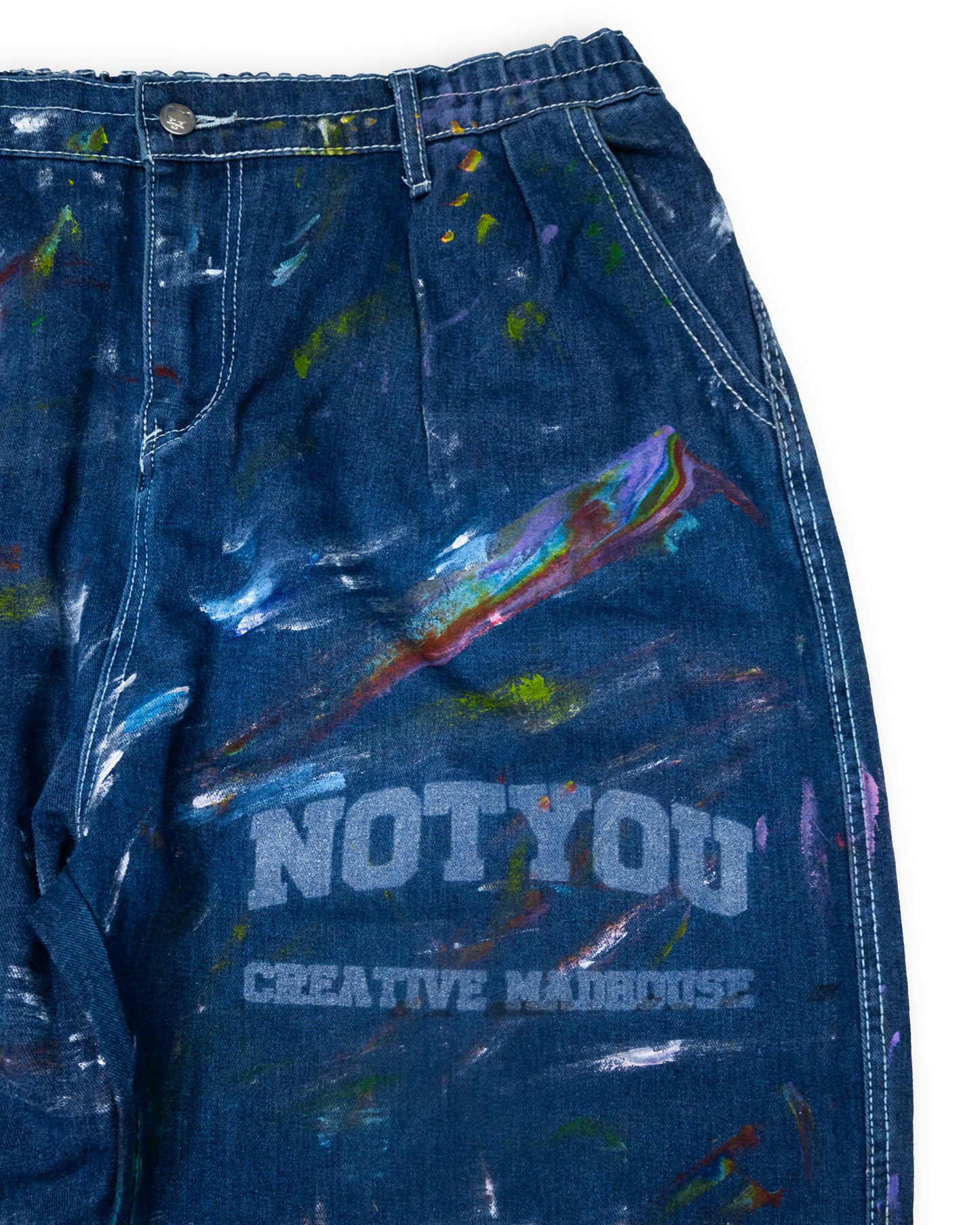 "Creative MadHouse" Baggy Denim