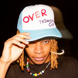 Overthinking Cap (Light Blue Trucker)