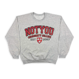 "Dropout" Crewneck (Ash Gray)