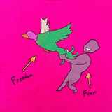 "Fear vs. Freedom" Crewneck (Hot Pink)