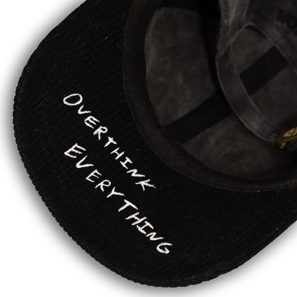 Overthinking Cap (Black Denim)