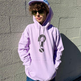 "?" Hoodie (Light Purple)