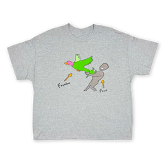 "Fear vs. Freedom" Tee (Ash Gray)
