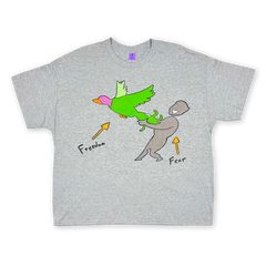 "Fear vs. Freedom" Tee (Ash Gray)