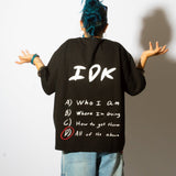 "IDK" Tee (Black)