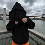 Mesh Mask Hoodie (click button to sign up) (Black)