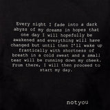 "Sweet Dreams" Hoodie (Vintage Black)