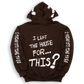 "HomeBody" Zip-Up Hoodie (Chocolate)