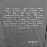 "Sweet Dreams" Hoodie (Vintage Charcoal)