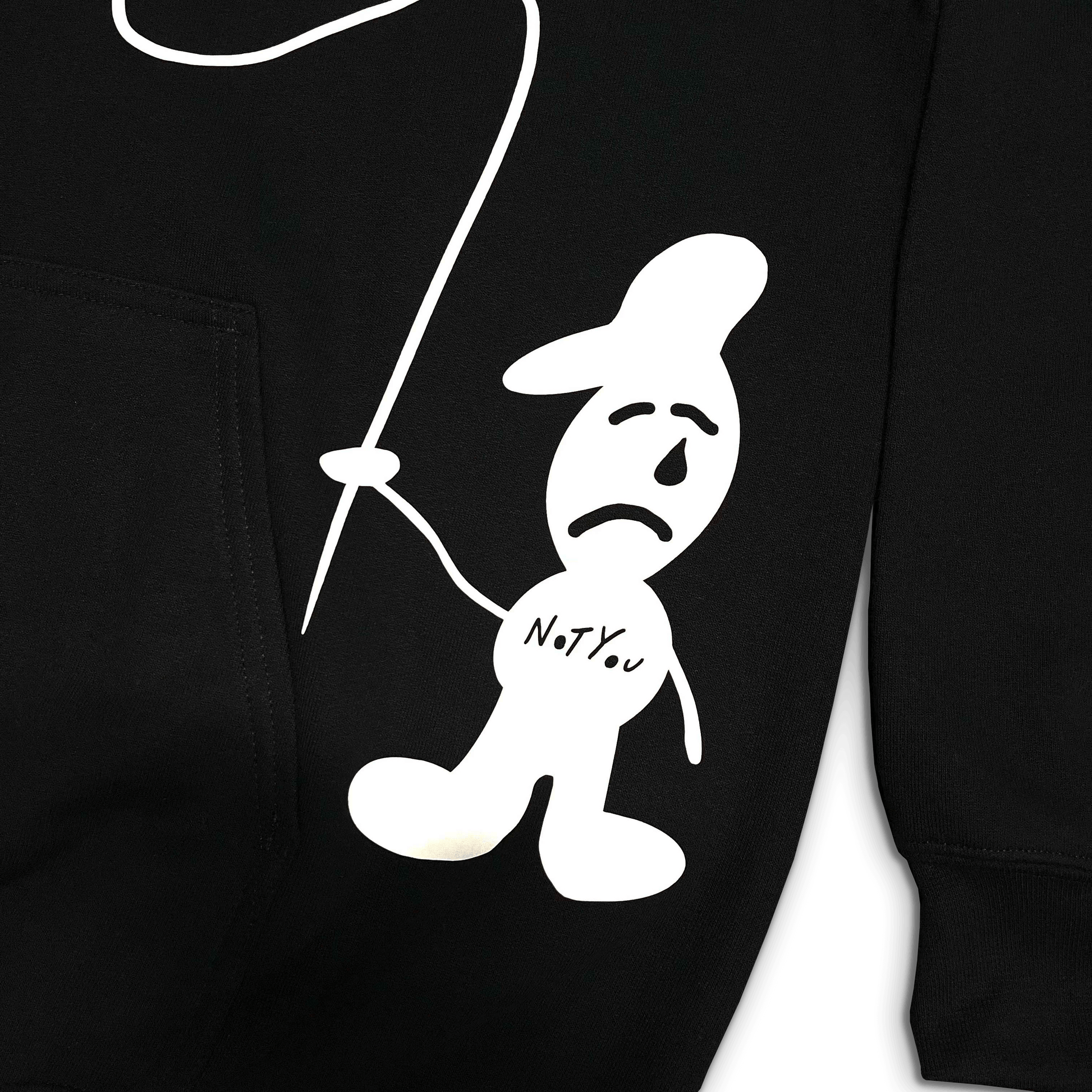 "Float Away" Black Hoodie