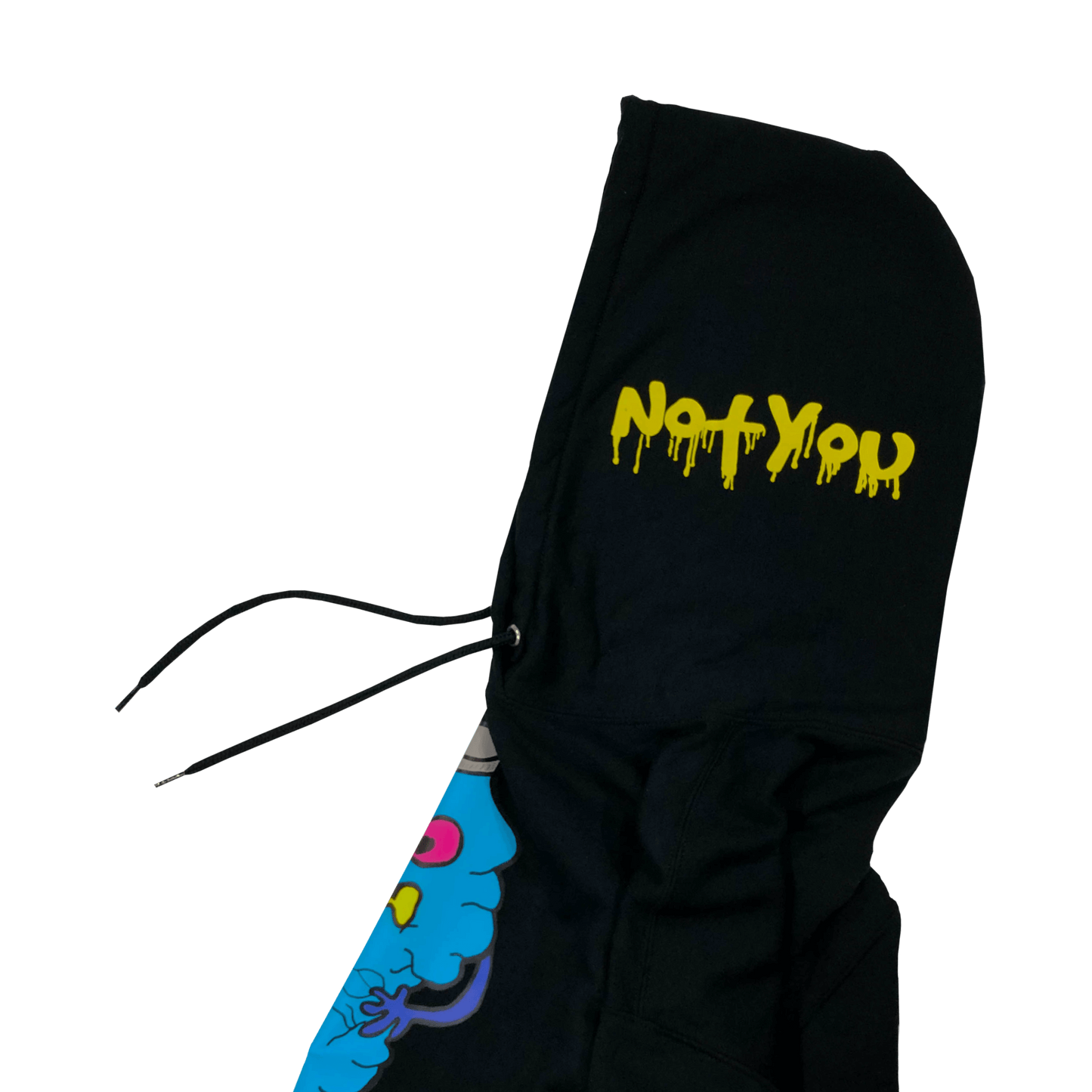 "Bottled Up!" Black Hoodie with drawing