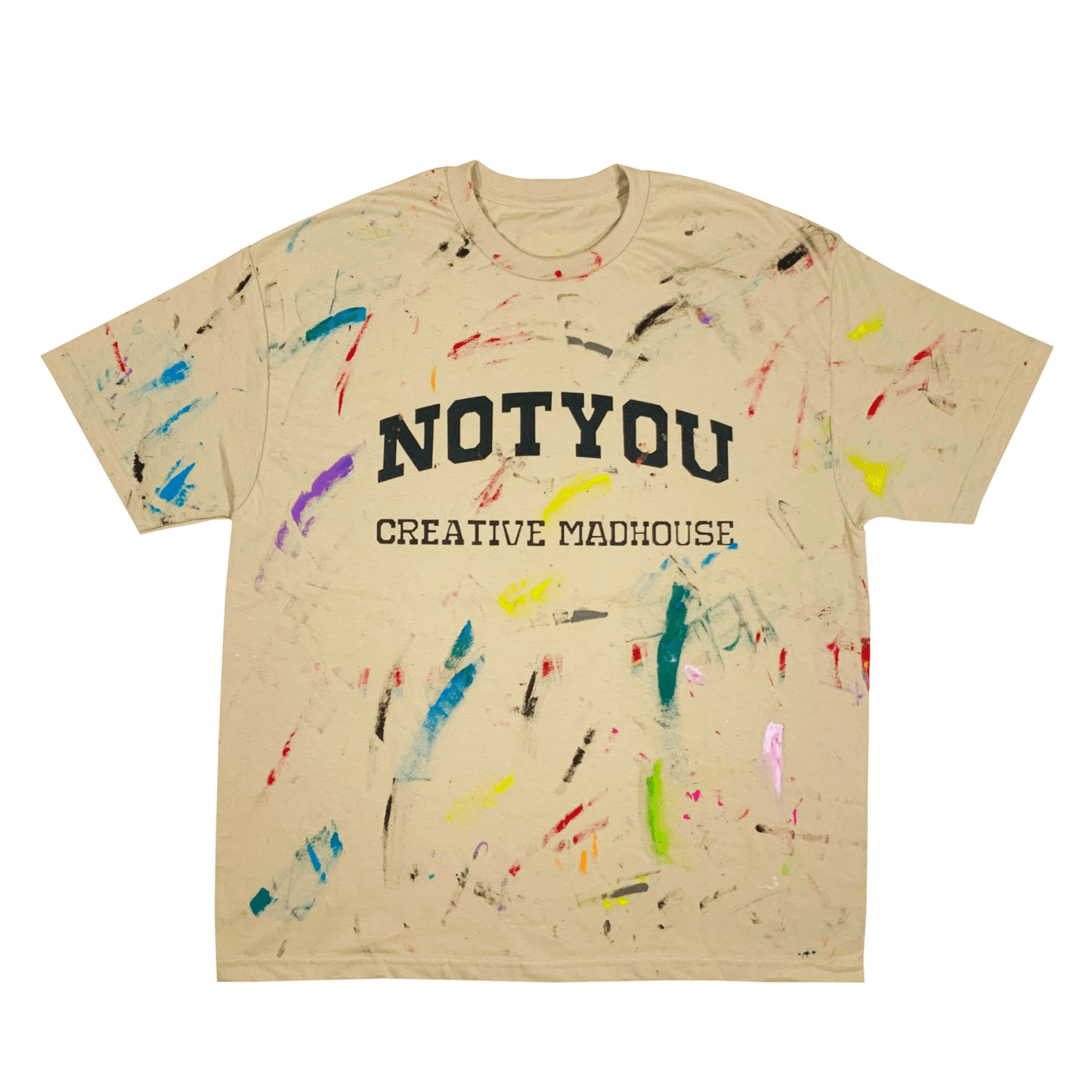 "Creative MadHouse" Sand Yellow T-Shirt