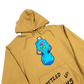 "Bottled Up!" Sand Yellow Hoodie with drawing