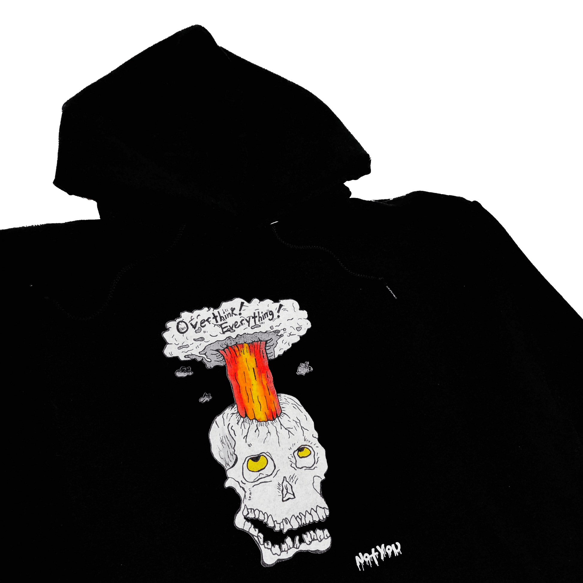 "Overthink! Everything!" Black Hoodie