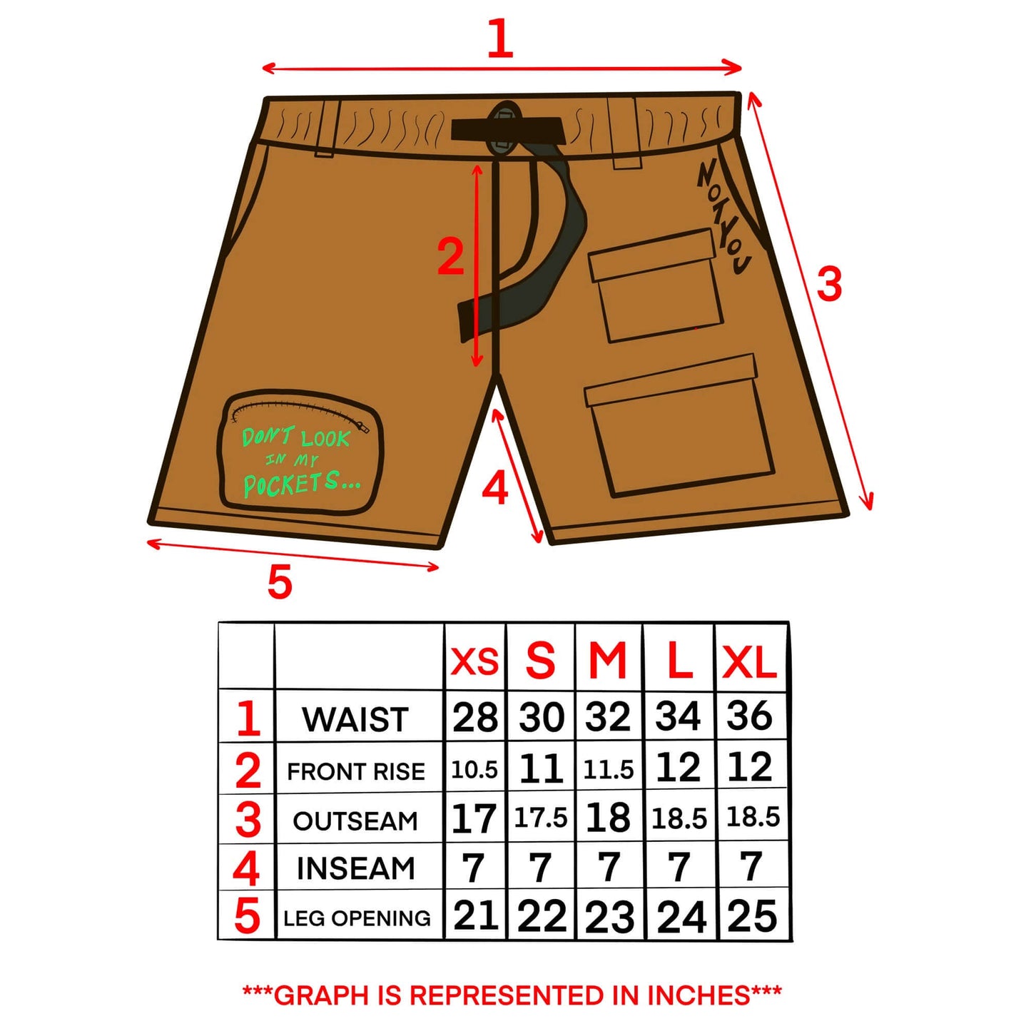 "Paranoia" Corduroy Brown Tactical Shorts