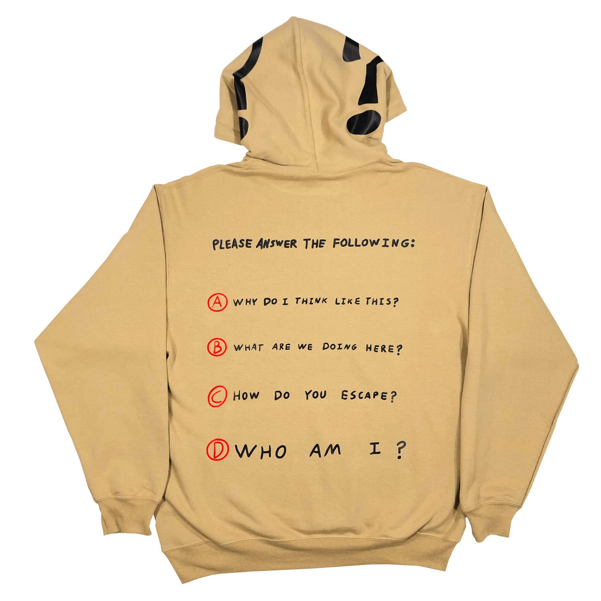 "Trick Question" Yellow Hoodie