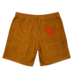 "Paranoia" Corduroy Brown Tactical Shorts