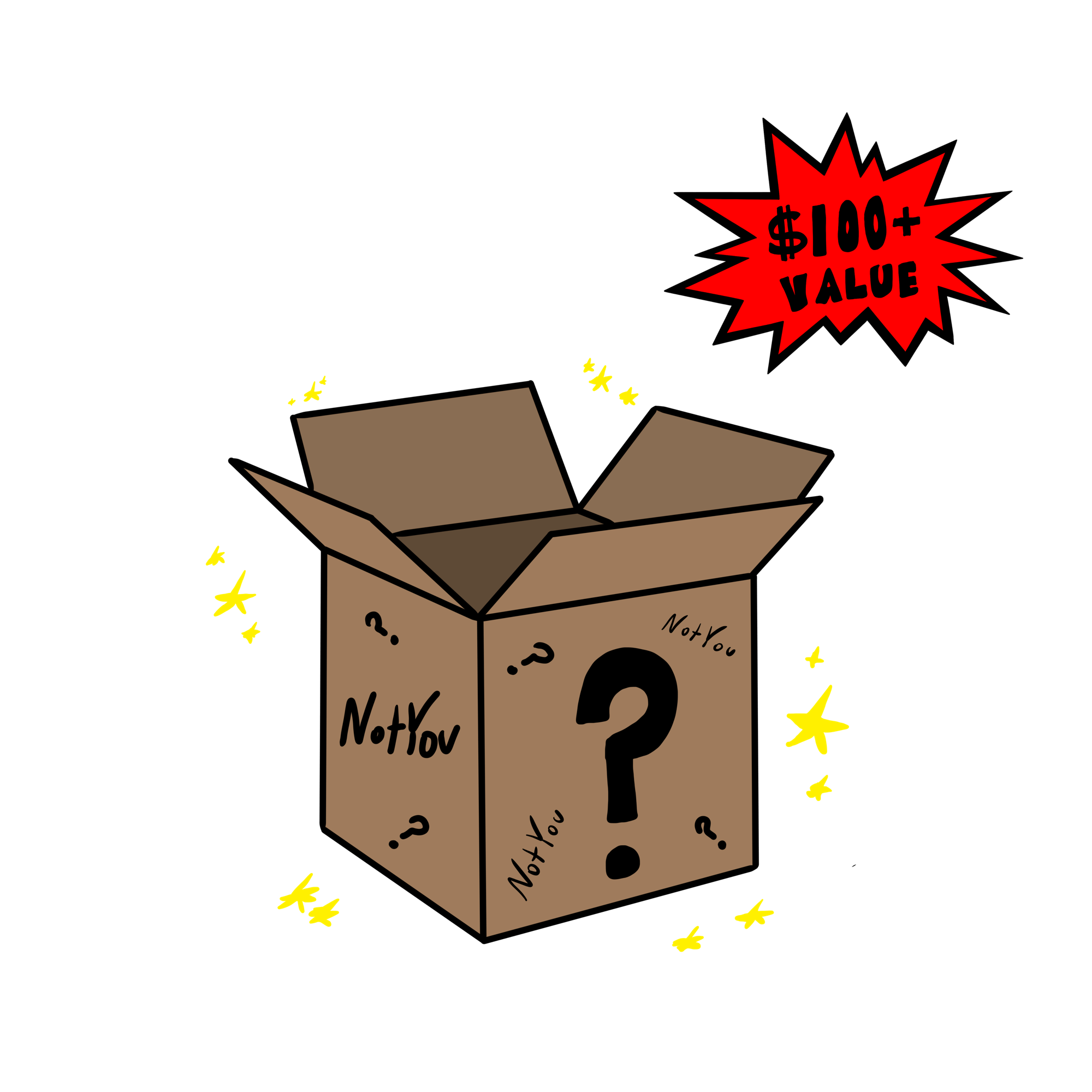 Mystery Box Illustration