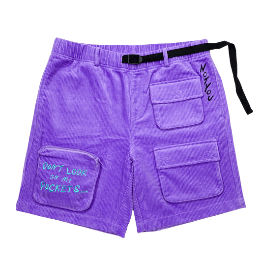 "Paranoia" Corduroy Shorts